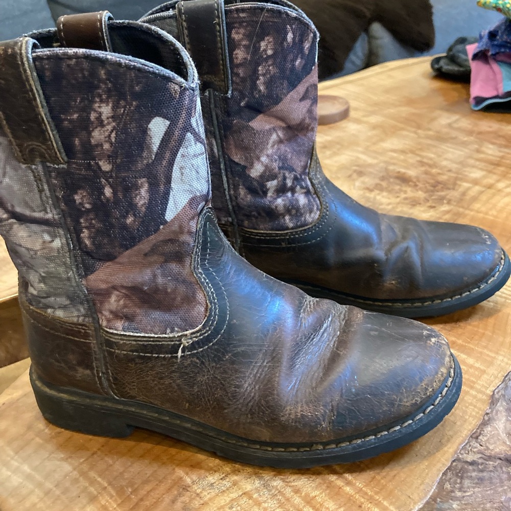 Ariat real tree camo boys boots, 5